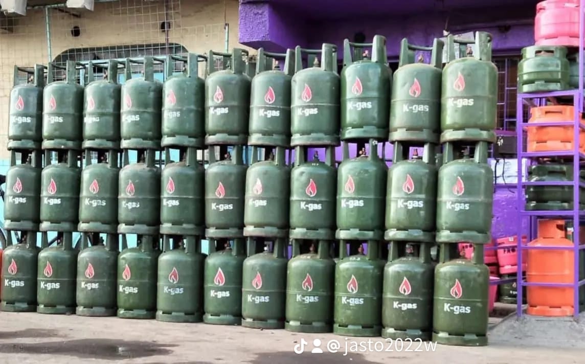 K-Gas cooking gas cylinders ready for same-day delivery in Nairobi