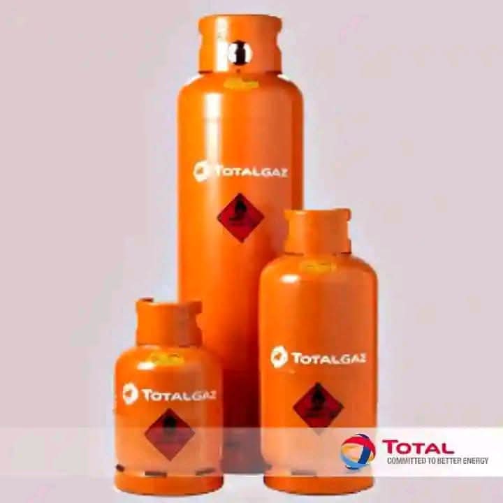 TotalGaz cylinders — all sizes