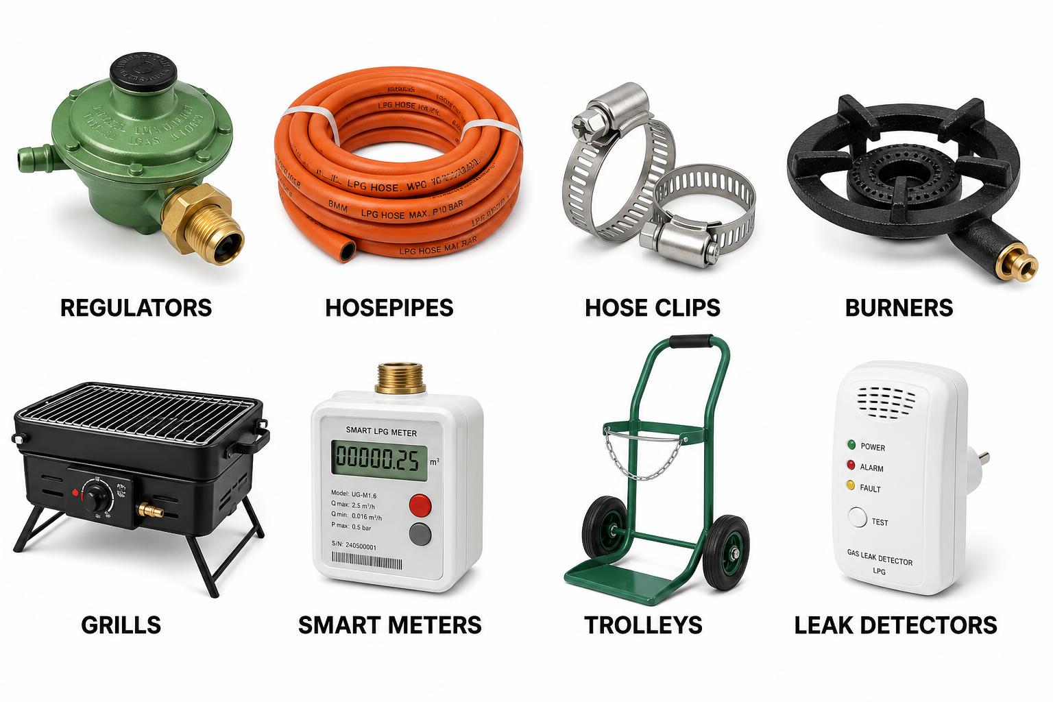 Gas Accessories — available brands and products